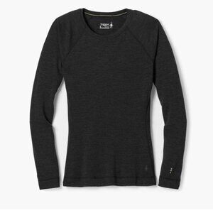 NWT Smartwool Women's Classic Thermal Merino 250 Base Layer Crew Charcoal Grey S